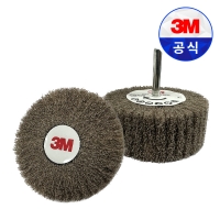 3M 7440 추 수세미 3인치 75x30x6mm 쑤세미 브러쉬 드릴용 드릴