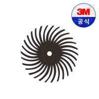 3M 스카치브라이트 레디얼 브리슬 디스크 27610 1인치 낱개 연마 브러쉬 마무리 버 제거