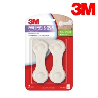 3M 캐비넷 안전 잠금 장치 2개입 가구 서랍 유아 안전 문열림 방지