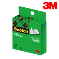 3M 스카치 매직테이프 리필 810R 12mmX18M 1개입