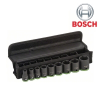 보쉬 9PCS 소켓 세트 2608551100 10~27mm 육각 롱임팩 렌치 소켓 복스 비트