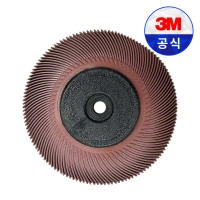 3M 스카치브라이트 레디얼 브리슬 브러쉬 33213 6인치 220방 연마 녹 페인트 제거