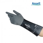 안셀 알파텍 53-001 1켤레 니트릴 내화학 장갑 산업용 안전 니트릴 네오프렌 화학 산 염기 기름