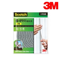 3M 스카치 틈새막이 테이프 D형 사계절용 6mmX8mmX2m 2개입 5300