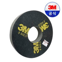 3M 스카치브라이트 HP휠 8S-MED 12inX2inX4in 부직포휠 모서리 마무리 폴리싱 사포