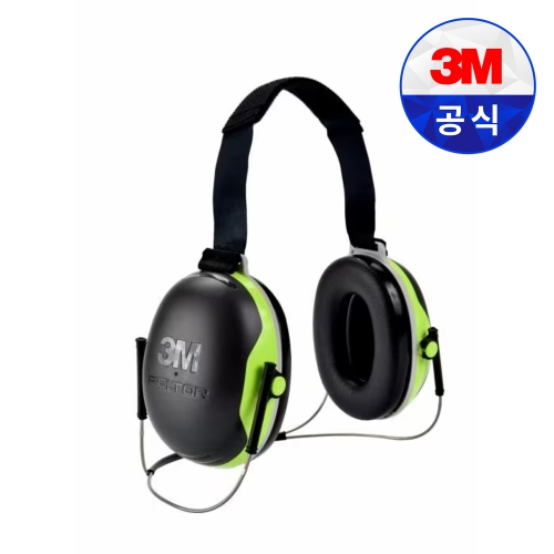 3M 펠터 귀덮개 X4B 넥밴드형 청력 보호구 소음 차단 방지 산업 안전