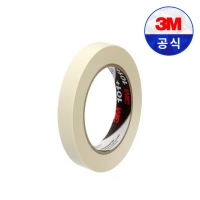 3M 밸류 마스킹 테이프 101+ 아이보리 12mmX55m 1개입 종이 크라프트 도장 도색 페인트 보양