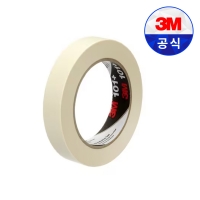 3M 밸류 마스킹 테이프 101+ 아이보리 18mmX55m 1개입 종이 크라프트 도장 도색 페인트 보양