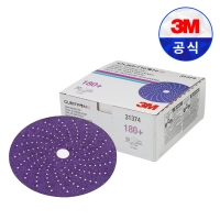 3M 737U 31374 큐비트론 후킷 클린 샌딩 디스크 6인치 180방 50매