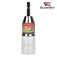 썬키 SKB-24L 롱 비트 소켓 24mm 롱복스 복스알 일체형 임팩 드릴