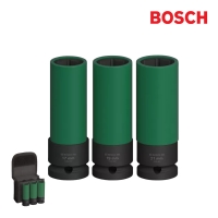 보쉬 PRO 3PCS 1/2인치 롱 소켓 세트 2608003033 육각 롱임팩 렌치 복스 비트