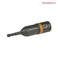 썬키 SKB-21G 롱비트소켓 일체형 21mm 육각 비트 생크 어댑터 아답타 복스 수작업