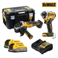 디월트 20V 3.5Ah 충전 파워스텍 콤보세트 DCK2146S2T (DCF860+DCG4051) 충전 임팩트 렌치 드라이버