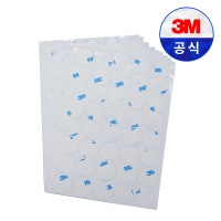 3M 포스터 홍보물 부착용 리무벌 양면 테이프 20mm(40p) 10장 문구 간편 부착 무잔사