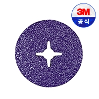 3M 큐비트론3 화이버 디스크 100mm 1182C 60방 철 금속용 사포날 페파 그라인더날 사포 연마
