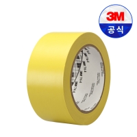 3M 바닥 라인 테이프 764 옐로우 50.8mm X 32.9m 개별 포장 안전 위험 표시 공간 구획