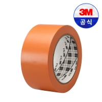 3M 바닥 라인 테이프 764 오렌지 50.8mm X 32.9m 개별 포장 안전 위험 표시 공간 구획