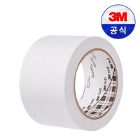3M 바닥 라인 테이프 764 화이트 76.2mm X 32.9m 개별 포장 안전 위험 표시 공간 구획