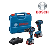 보쉬 18V 5.0Ah 브러쉬리스 임팩 콤보 키트 GDR 18V-220 C+GSB 18V-90 C 06019L60B3
