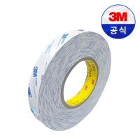 3M 폼부착 부직포 플라스틱 아크릴 부착용 양면테이프 9448A 20mm x 50 금속 플라스틱 필름 가전 산업용