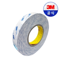 3M 폼부착 부직포 플라스틱 아크릴 부착용 양면테이프 9448A 25mm x 50 금속 플라스틱 필름 가전 산업용