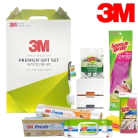 3M 스카치브라이트 주방용 프리미엄 선물세트2  8종 1세트 명절 추석 설날 집들이 이사 선물