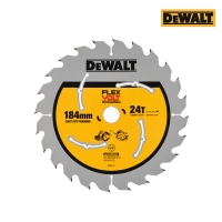 디월트 플렉스볼트 원형톱날 184mm x 19mm 24T 1.6t DWA714124WFV