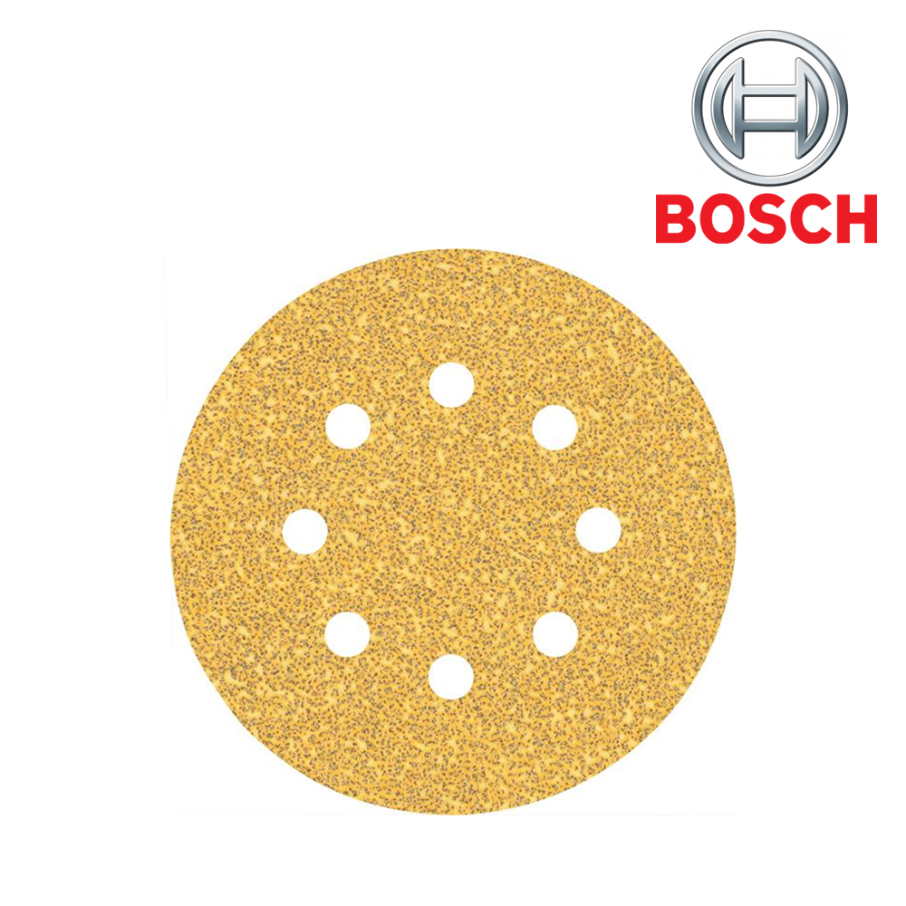 보쉬 EXPERT ExC470 원형 페이퍼 240방 5인치 8홀 5장 2608900809 목재 도장 경목 샌딩