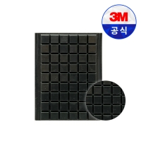 3M 범폰 SJ5007 블랙 사각 54개입