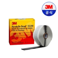 3M 전기테이프 매스틱테이프 및 패드 2229 블랙 95.3mm*3.048M