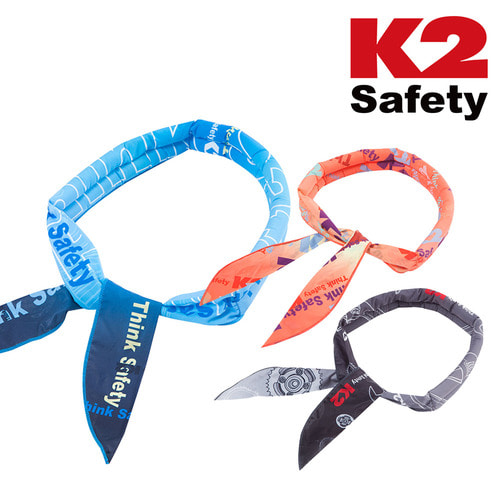 K2 아이스글랜 쿨스카프 여름용 야외활동 냉매포켓 자외선차단