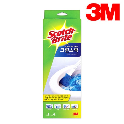 3M 스카치브라이트 크린스틱 1H4R 변기청소 욕실청소 청소용품