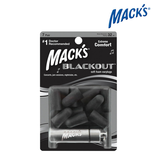 맥스 블랙아웃 귀마개/MACK’S Blackout Soft Foam Ear Plugs #987
