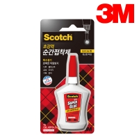 3M 스카치 강력 순간접착제 AD124G 젤타입 4g