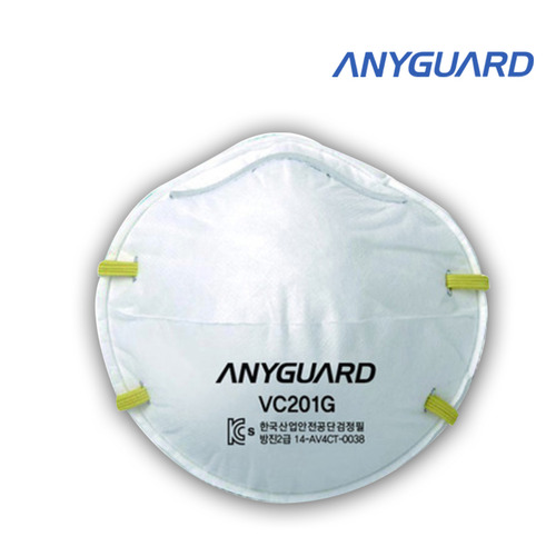 애니가드 VC201G 안면부여과식 방진 마스크 2급 일반형 산업용 공업용 (20개입)