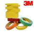 3M 301 마스킹테이프(노랑/빨강/녹색/주황) 내열 종이테이프 마킹테이프