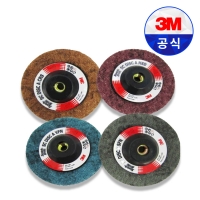 3M 스카치브라이트 4인치 SC 디스크 홀더 수세미 녹 페인트 이물질 제거