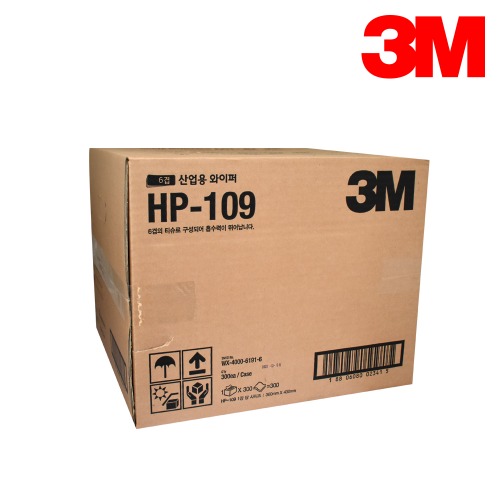 3M HP-109 6겹 산업용 와이퍼 티슈 1박스 300매 360mmX430mm