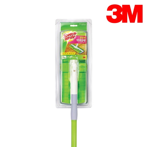 3M 스카치브라이트 클립형 막대걸레 청소 밀대 1개 35cmX13cm