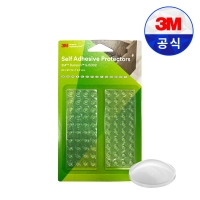 3M 범폰 SJ5302 투명 원형 블리스터팩 80개입