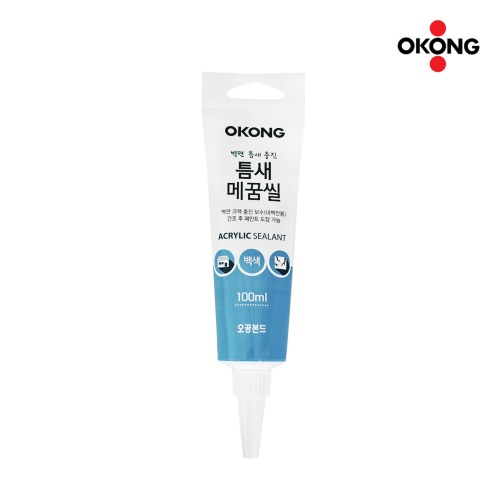 오공 틈새 메꿈씰 100ml 백색  벽면 크랙 갈라짐 충진 보수