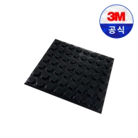 3M 범폰 SJ5012 검정 원형 벌크 56개입