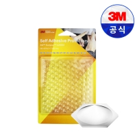 3M 범폰 SJ6553 투명 육각형 블리스터팩 132개입