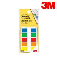 3M 포스트잇 플래그 683-5KP 파일 분류용 필름 서류 문서 공부 책갈피 5색 100매