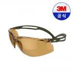 3M SF528SGAF 라이트브라운 보안경 보호 안경 산업 안전 김서림 방지