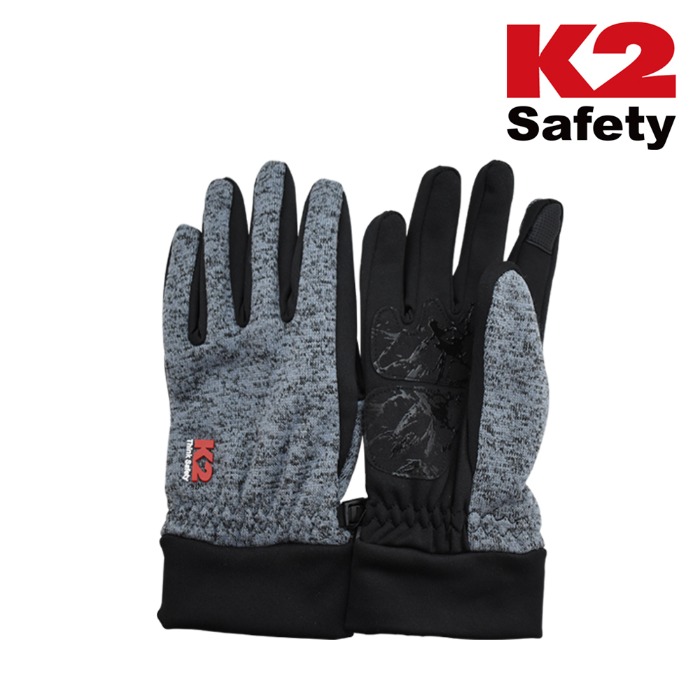 K2 보온장갑 (블랙) 겨울장갑 기모장갑 방한용품