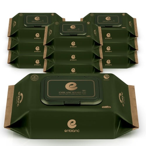 82평량 세이프 카키 캡형 68매X10팩