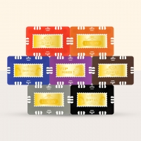 골드 데칼 사각칩