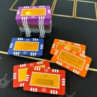 골드 데칼 사각칩