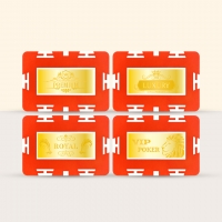 골드 데칼 사각칩